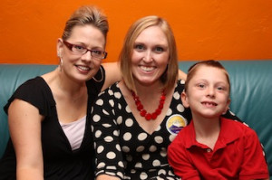 Kyrsten with Amy Milliron and her son